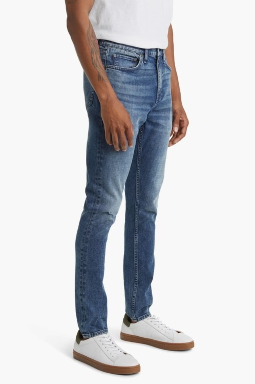 NWT Rag & Bone Fit 1 Skinny Jeans Mens 32x32 Medium Wash Indigo $225 Retail